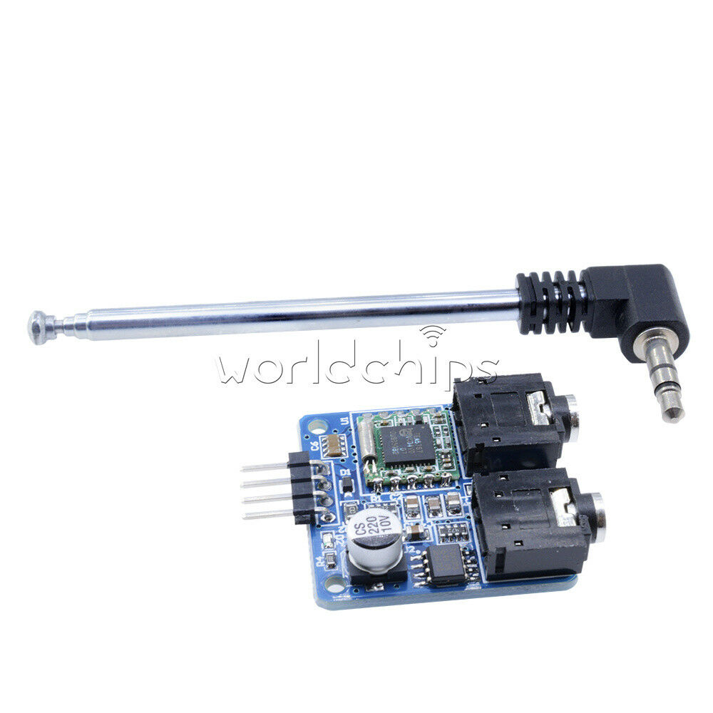 76-108MHZ TEA5767 FM Stereo Radio Module + Cable Antenna for Arduino