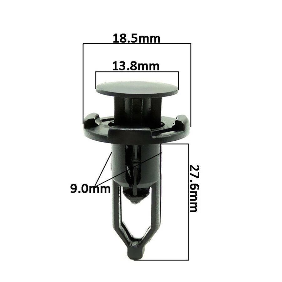 80x Car Body/Bumper Push Retainer Pin Rivet Trim Clip Panel Moulding Assortments