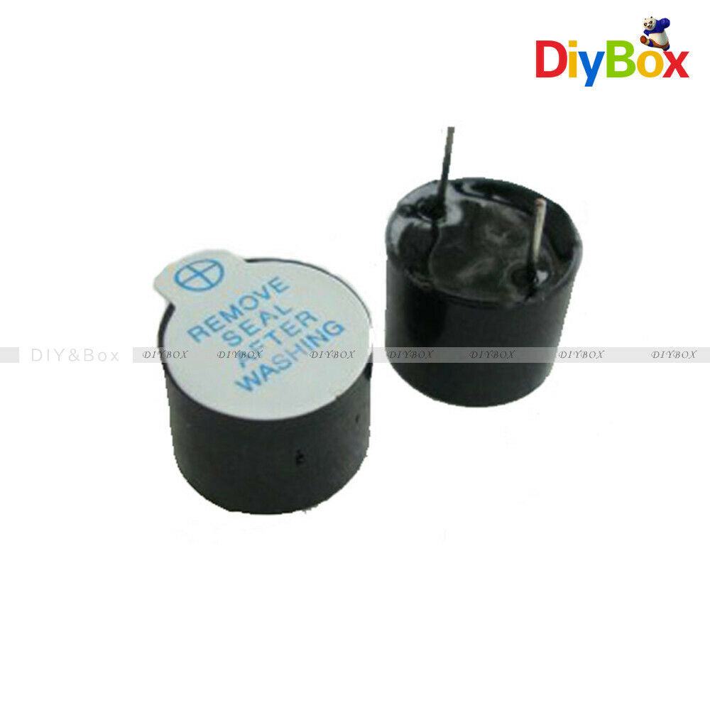 5PCS 12MM 5V Active Buzzer Magnetic Long Continous Beep Tone Alarm Ringer