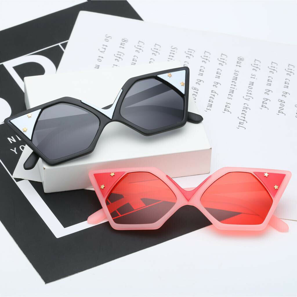 Retro Classic Triangle Sunglasses Cat Eye Glasses Cat Eye Plastic Frame Glasses