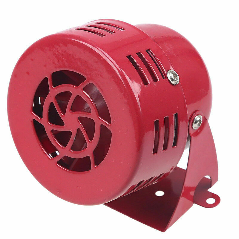 Car Truck Motorcycle Driven Red Air Raid Siren Horn Alarm Loud Speaker Durable