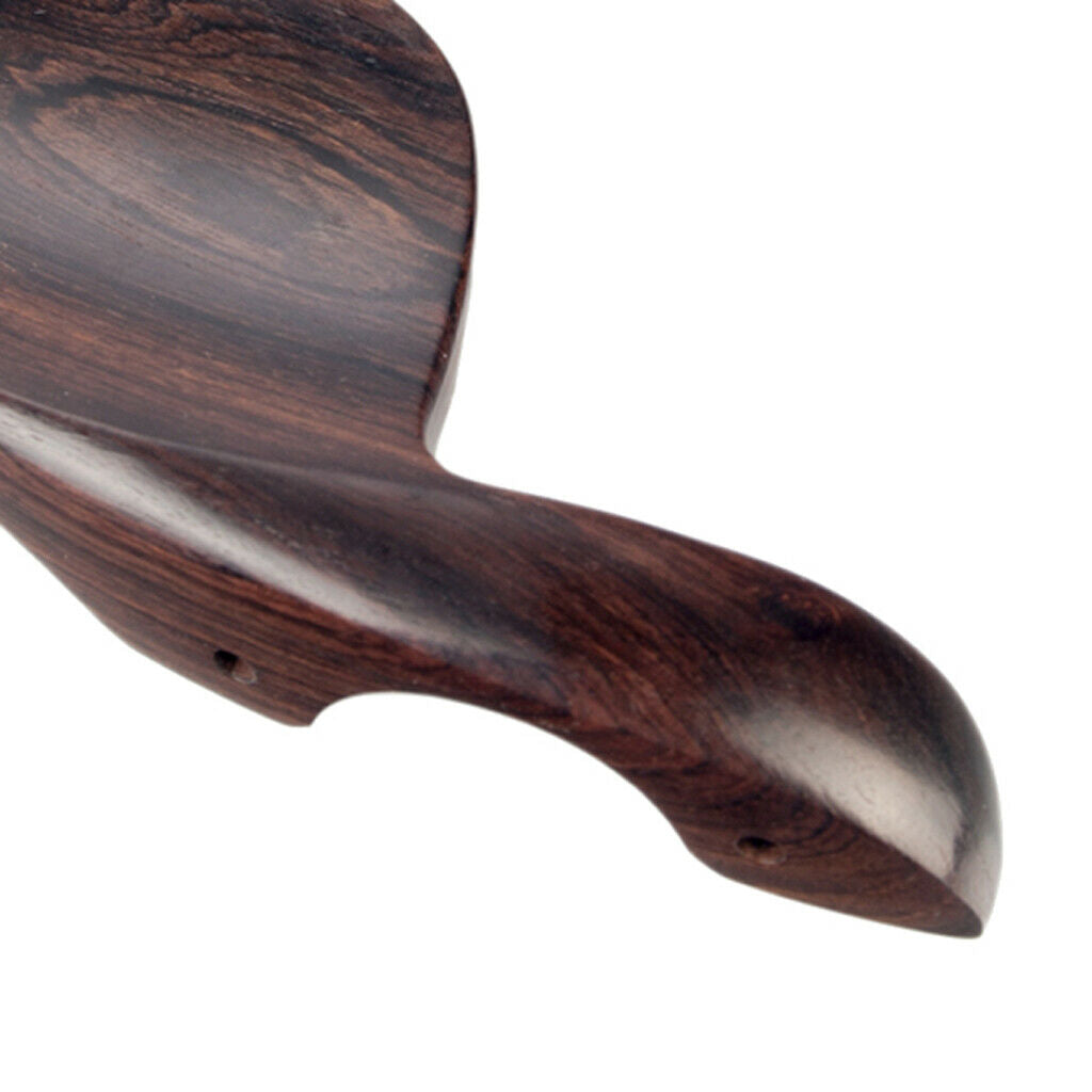 DIY Ebony 4/4 Size Violin Fiddle Chin Rest for Violinist Luthier Black