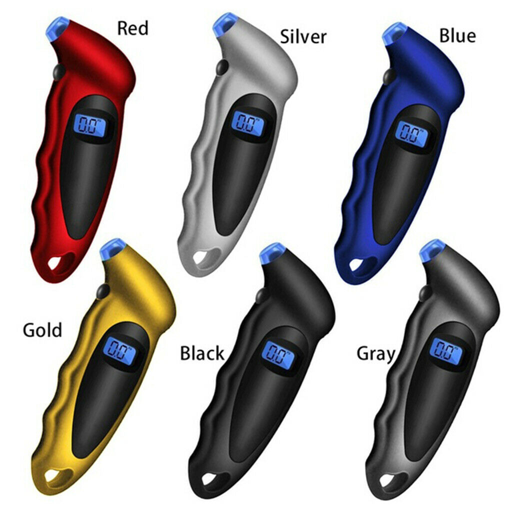 3pcs Digital Tire Tyre Pressure Gauge Meter Bicycle 150PSI Backlight Tester