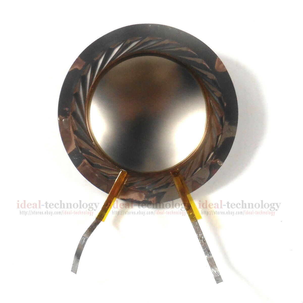 2 pcs Flat Wire  1 1/2" (38.5mm)  Titanium alloy diaphragm Voice Coil  Repair
