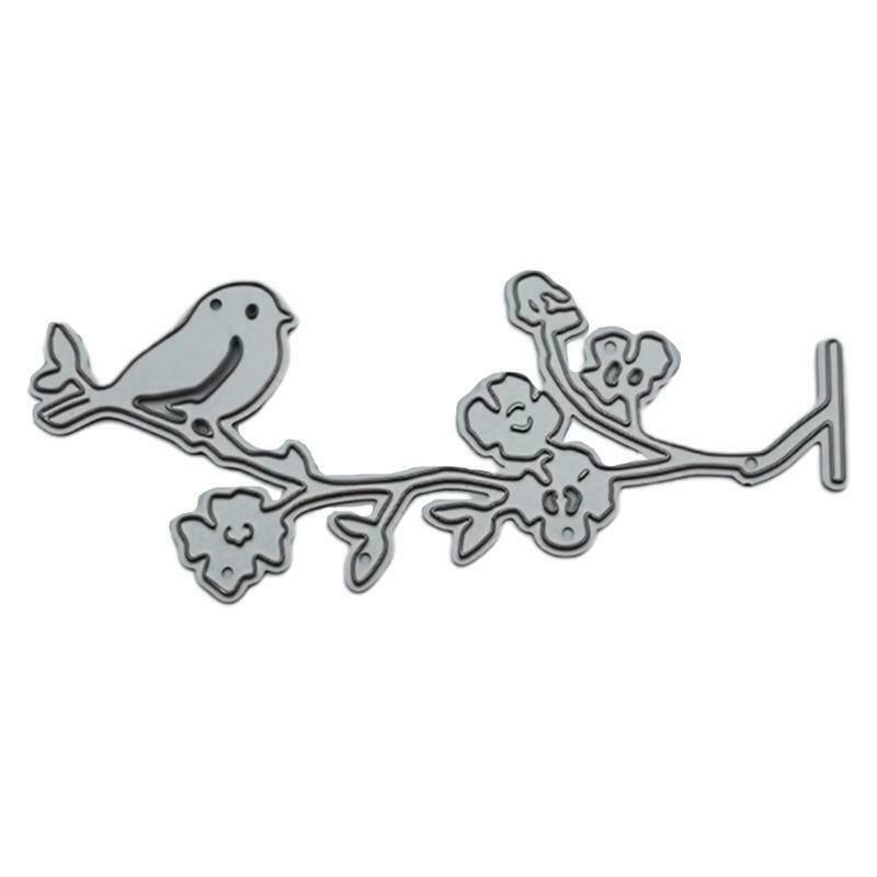 Bird Flower Metal Cutting Dies Stencil DIY Scrapbooking Album Paper Card Mold