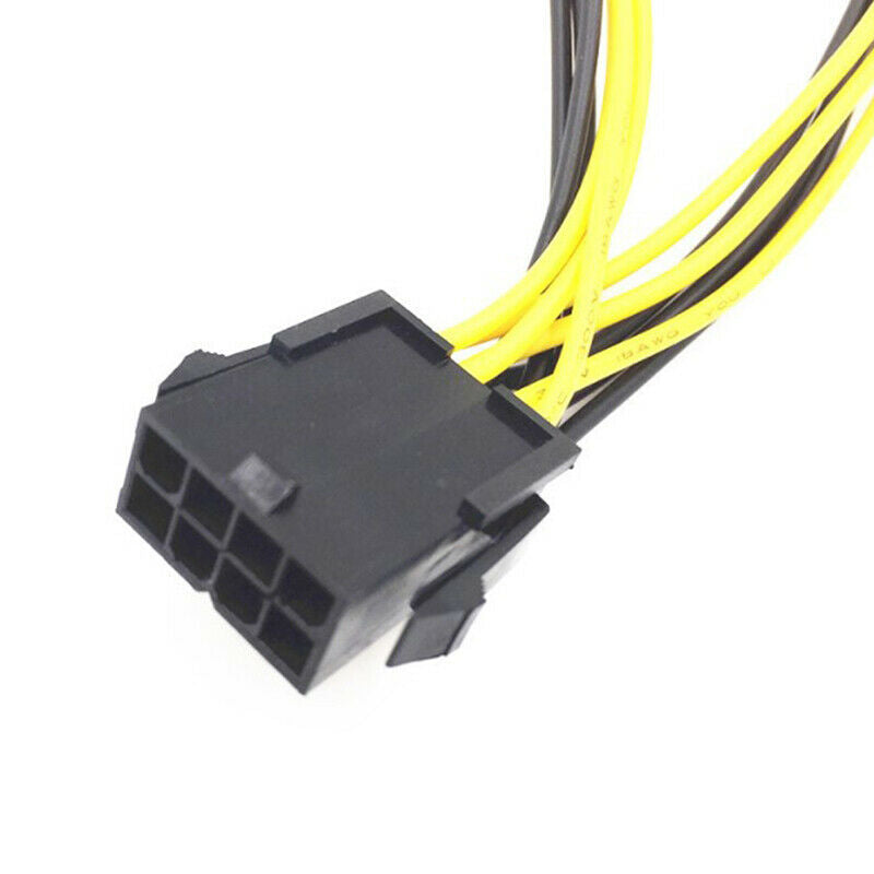2PCS PCI-E 8 pin to dual 6 + 2 pin (6 pin / 8 pin) power CPU graphics car.l8