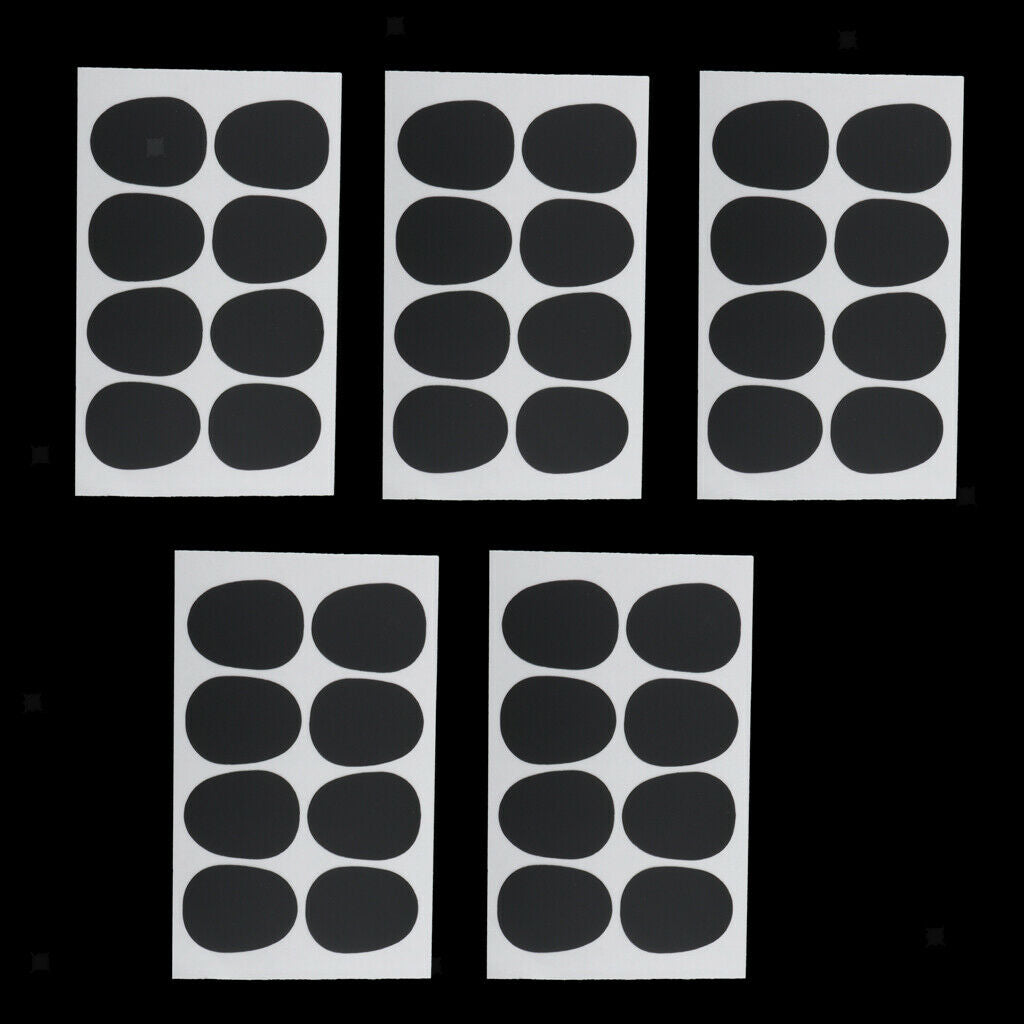 40 Pieces Saxophone Mouthpiece Pad Rubber Cushions Cushions for Saxophone