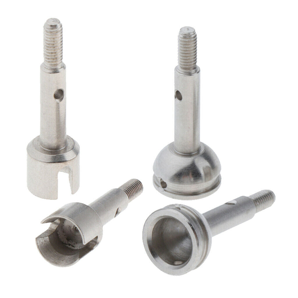 4PCS Metal Front Rear Wheel Shaft Cups for Wltoys 144001 1/14 RC Car Buggy