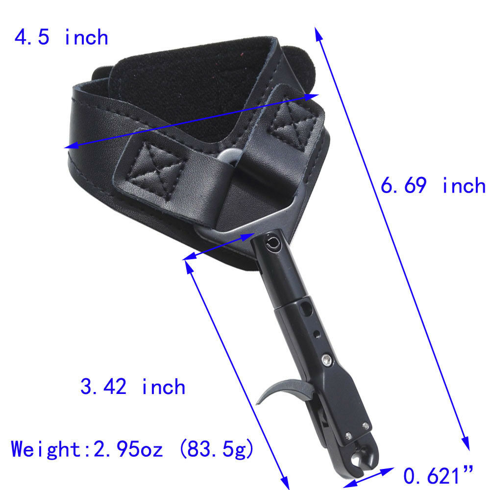 Compound Bow Release Aids Wrist Caliper Straps Trigger Archery Bow Hunting