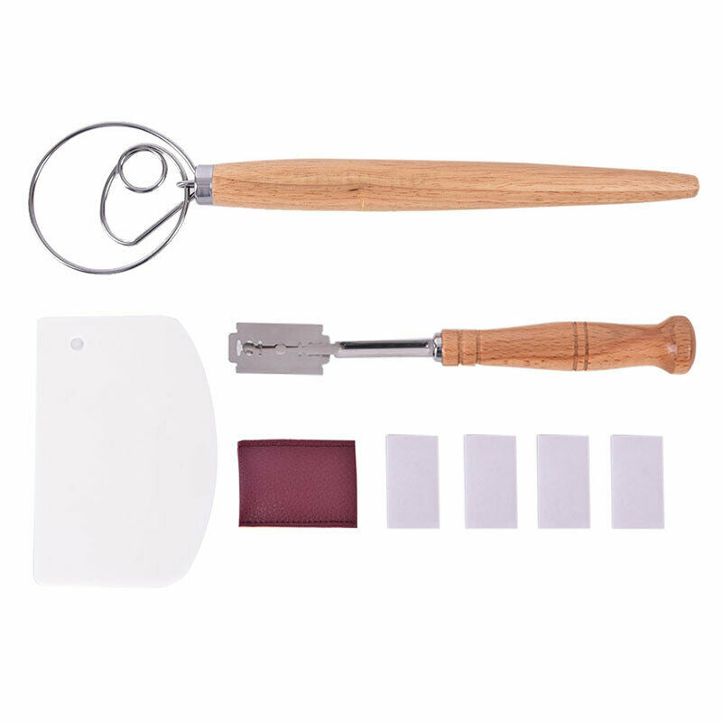 1Set Baking Kit European Bread Cutter Flour Coil Stirrer Bread Tools For Bak_DD