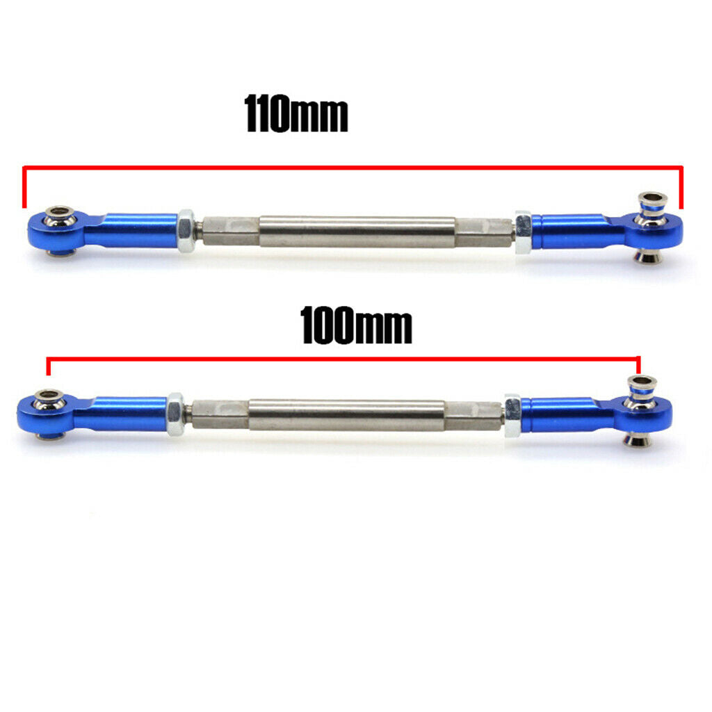 2x 1:7 Metal Steering Rod Tie Links for Unlimited Desert Racer UDR RC Buggy