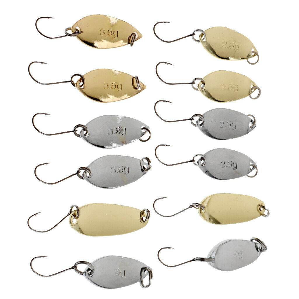 13 Pcs Fishing Sequins Lure Set for Perch Herring and Freshwater Fishing