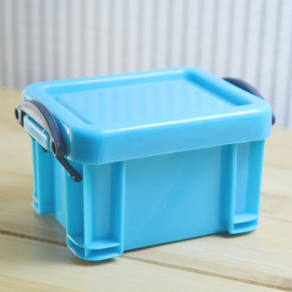 2Pcs Candy Color Creative Home Furnishing Trumpet Mini Lock Box Storage case