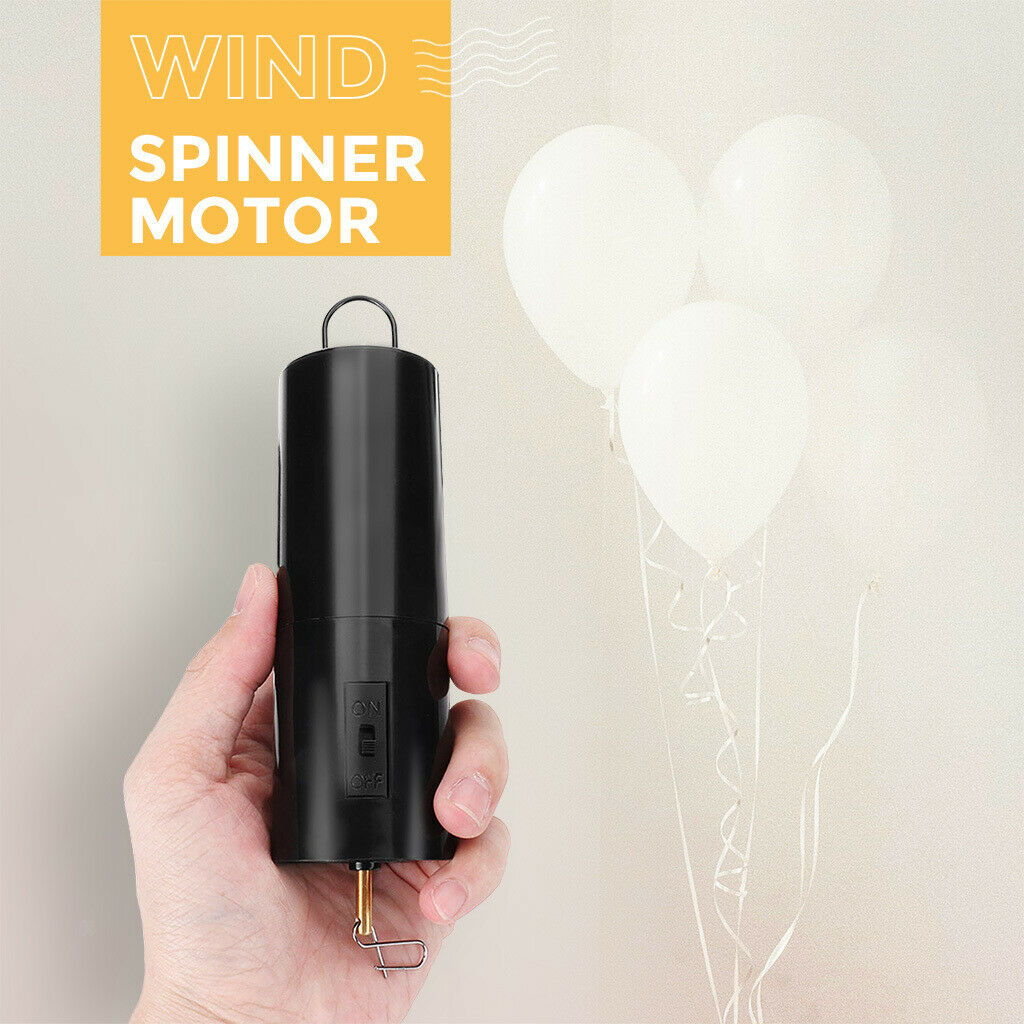 1 Set Whirligig Wind  Battery Hanging Wind  Motor Turn Swirl
