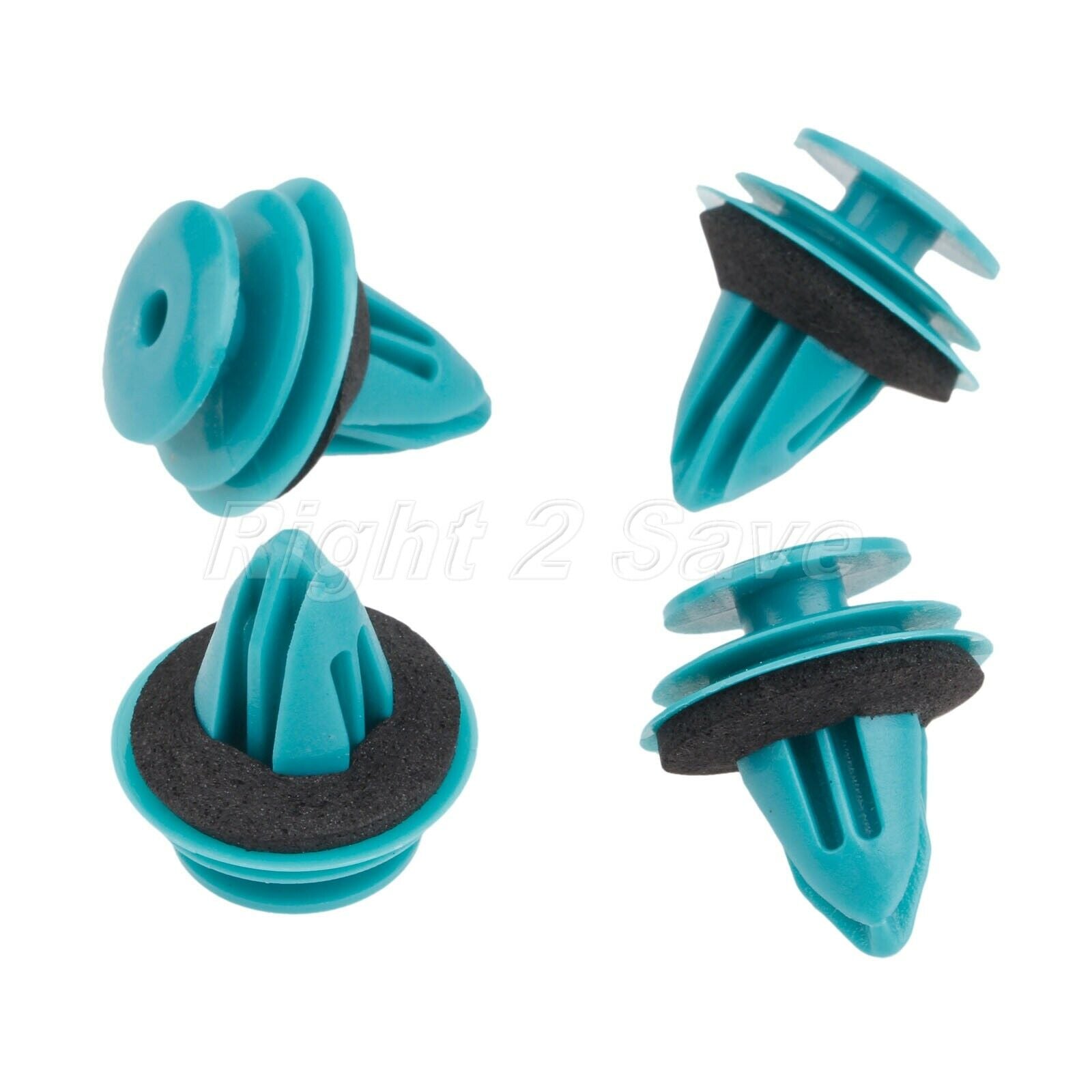 100 x Fastener Plastic Clips Rivets fit For engine compartment trunk universal