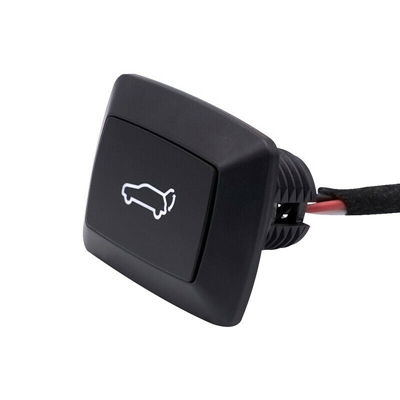 Car Rear Trunk Lock Door Electric Tailgate Trunk Release Switch Button Red Light