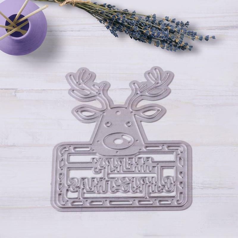 Deer Sign Metal Cutting Dies Stencil DIY Scrapbook Album Paper Card Template