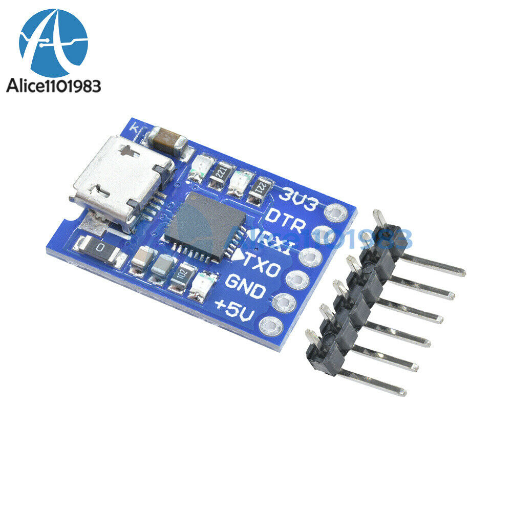 10PCS MICRO USB to UART TTL Module 6Pin CP2102 Serial Converter STC R/ FT232