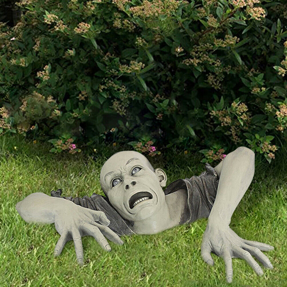 Garden Sculpture Decoration Zombie Of Montclaire Moors Garden Terror Sta Qx