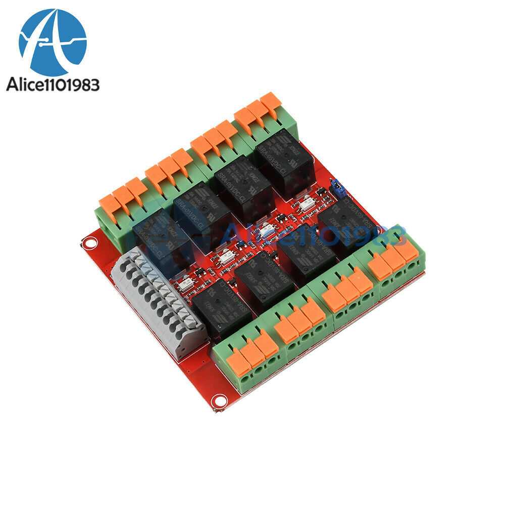 5V 8 Channle 20A Relay Control Module Support High And Low Voltage Trigger
