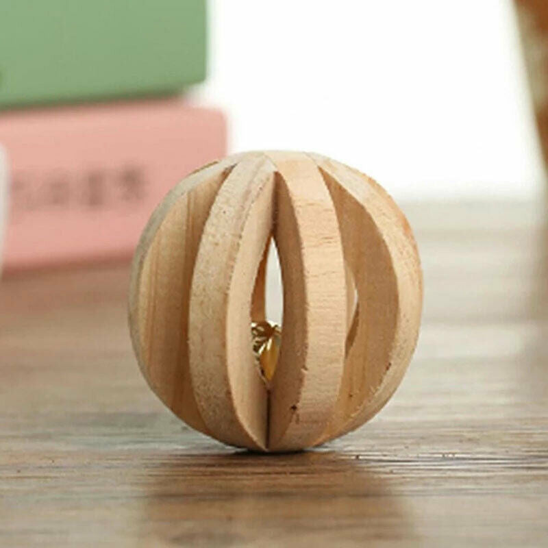 5Pcs/set Natural Wooden Rabbits Toys Chew Toys for Small Pet Molars SuppliesBIA