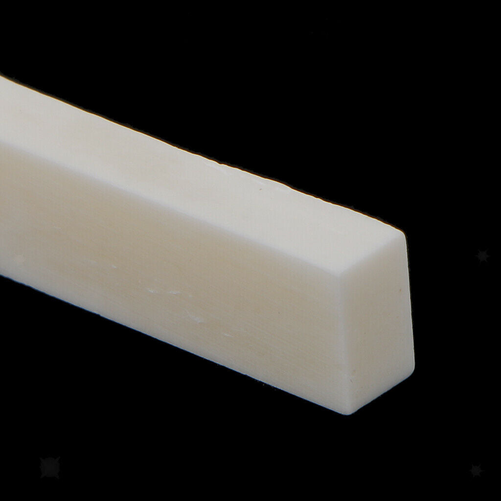 12x Quality 100% Dense 52mm Cattle Bone UNCUT BLANK NUT For Guitar Maker Beige