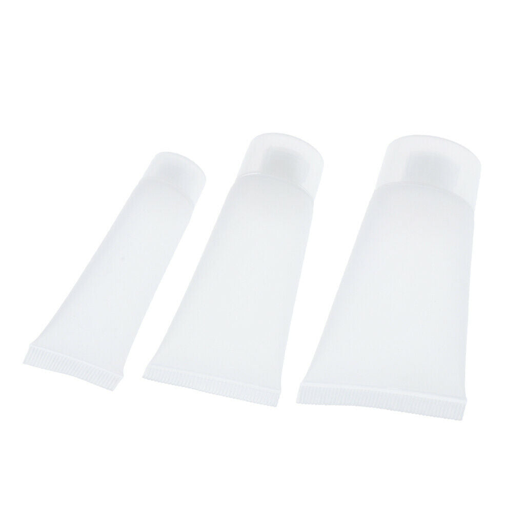 40Pcs Refillable Squeeze Tube Bottles Packing Holder for Balm Lotion 20ml