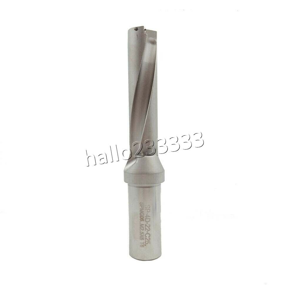 SP-22-C25-4D U drill indexable drill 22mm C25-4D FOR SPMG06 U drill inserts