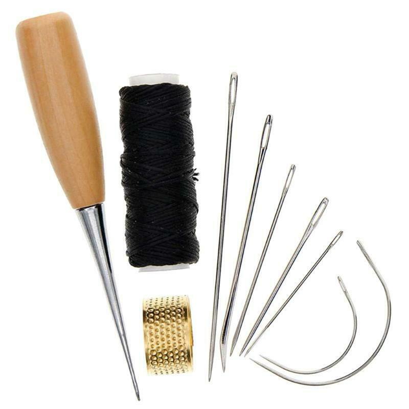 1 Set Sewing Needle Awl Leather Craft Sewing Stitching Leathercraft Accessories