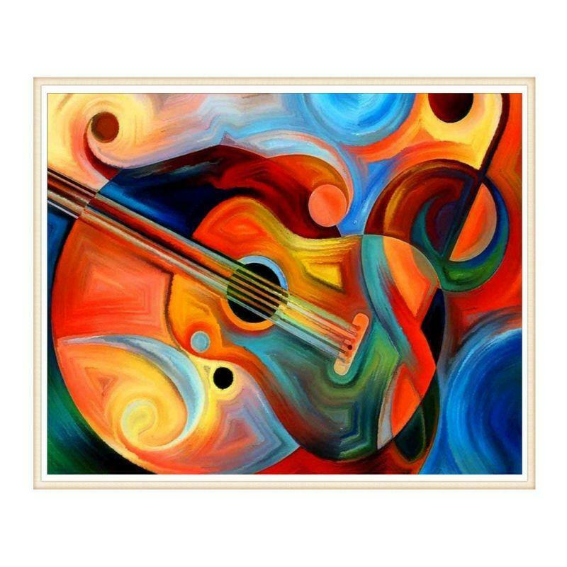Guitar 5D DIY Full Drill Diamond Painting Embroidery Cross Stitch Kit