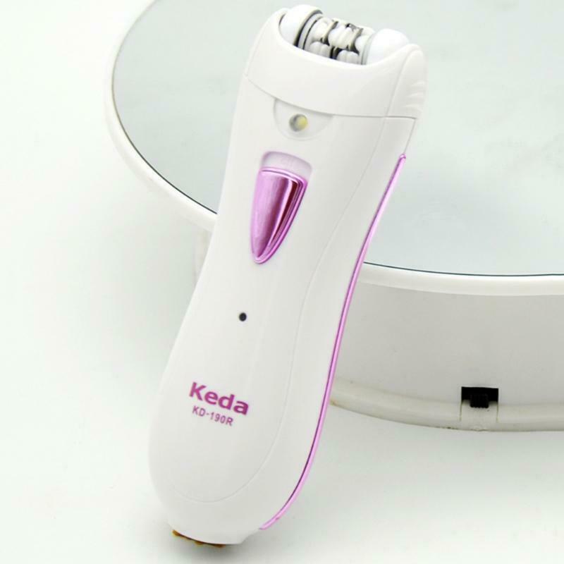 Painless Women Epilator Rechargeable Wet/Dry Use for Women Home Travel