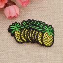 10 Pcs Embroidered Iron On Sew Patches Pineapple Badge Fabric Clothes DIY Craft