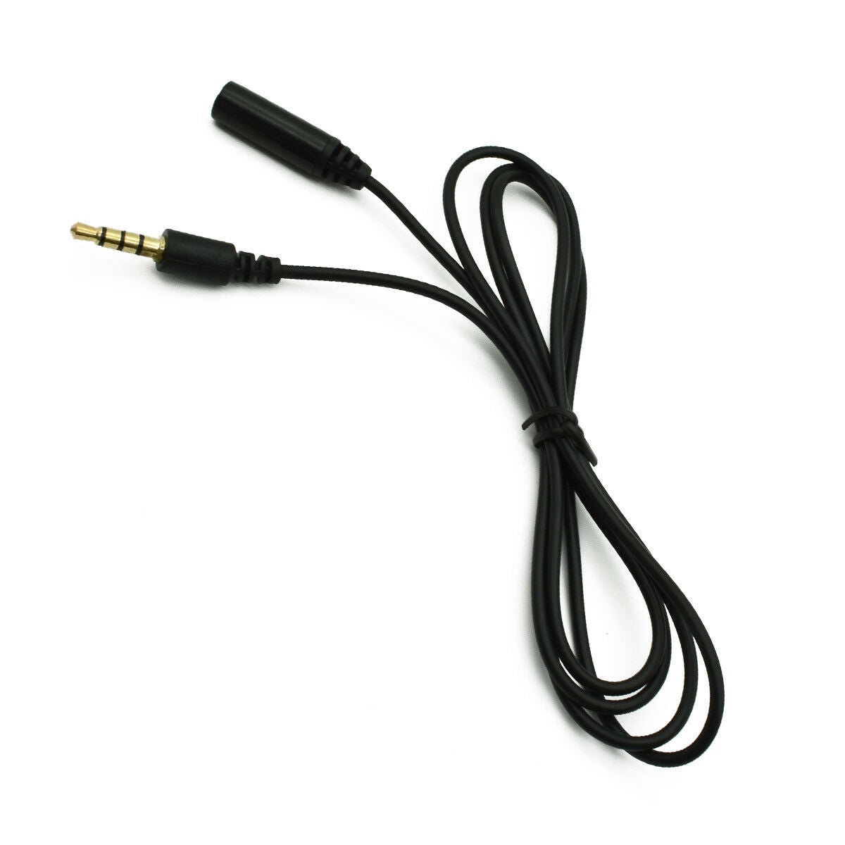 4-Pole 3Ring TRRS 3.5mm (1/8'') Male To Female AV Extension Cable 3FT/1M