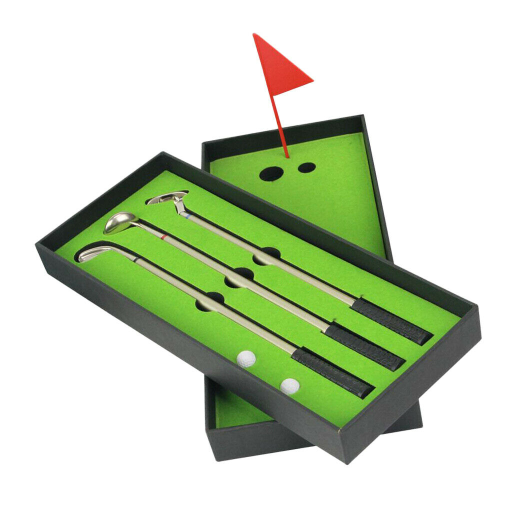 Golf club ballpoint pen gift set
