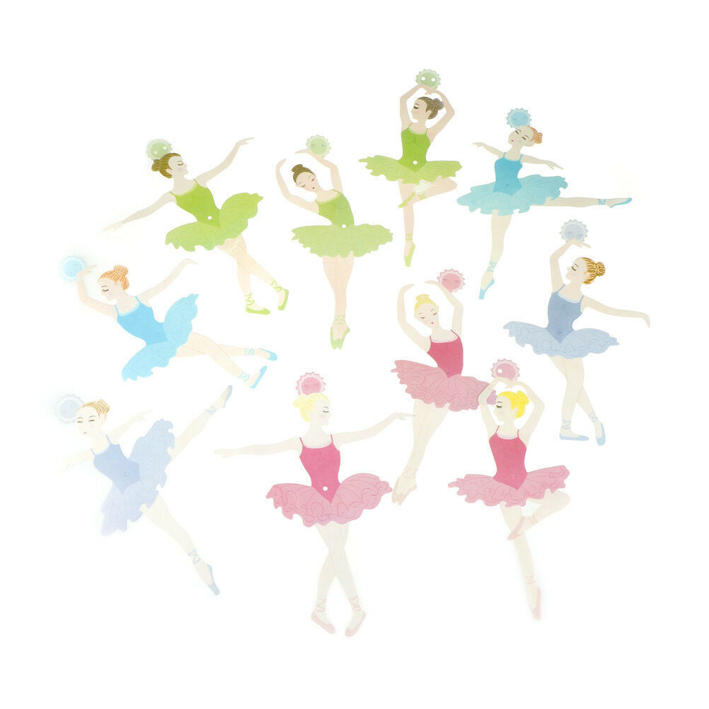 ballet girl dancer kids birthday party paper banner flags wedding bunting M Z RC