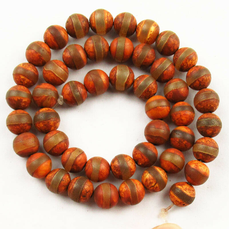 1 Strand 6mm Red Tibet Agate Heaven Eye Round Ball Loose Bead 15.5 inch A-375TZ