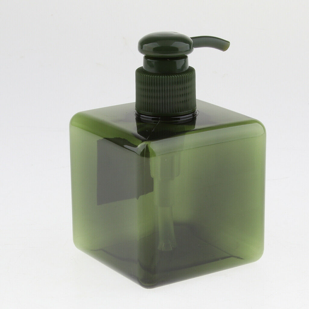 2Pcs Foaming Soap Dispenser Cosmetic Containers Bottle  Dark green 250ml