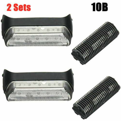 2x Shaver Foil Screen Cutter Blades Head For Braun 10B Series 1 190 180 170