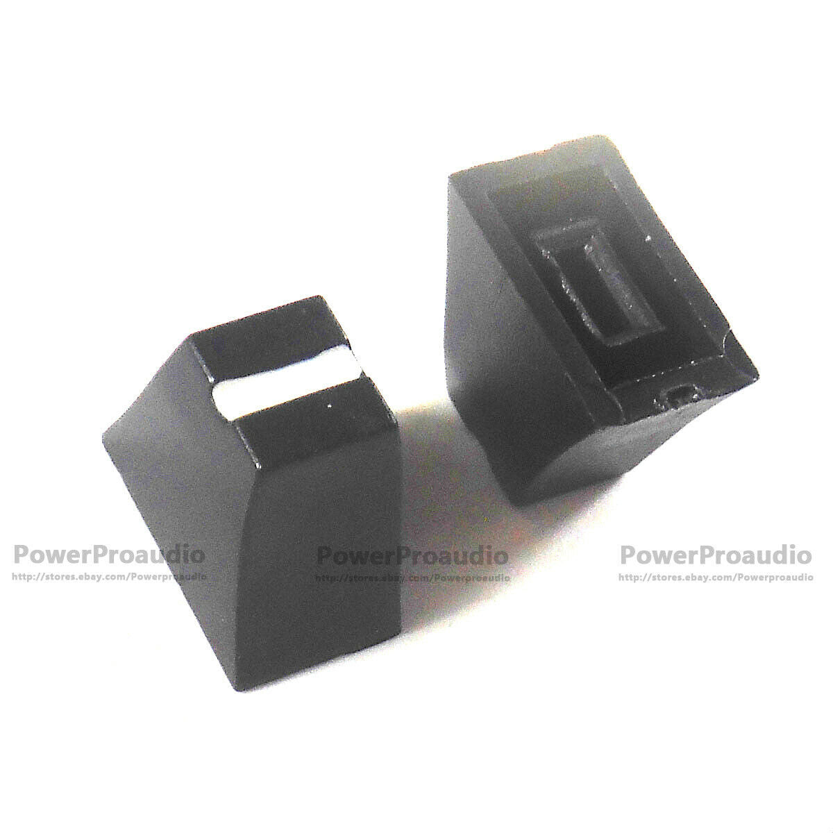 10pcs Black Potentiometer Fader Knob Cap 12mmLx7mmW For Pioneer Mixer Equalizer
