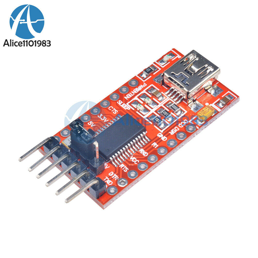 5pcs FT232RL FTDI Serials Adapter Module Mini Port Arduino USB to TTL 3.3V 5.5V