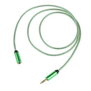 2Pcs 3.5mm Male to Female Stereo Audio Headphone Extention Cable Cord 1M