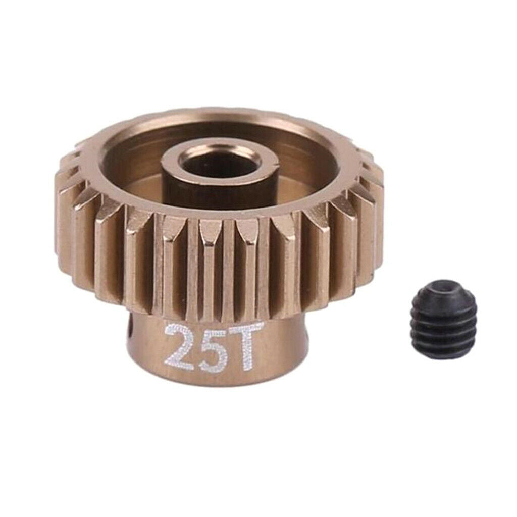 14.2mm Pinion Gear for RC 1:10 Brushed Brushless Motor Upgrade Kits (48P 25T)