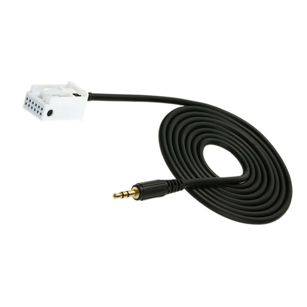 Car Stereo Aux input Cable Adaptor For Peugeot 307 308 407 408 Citroen C2 C5