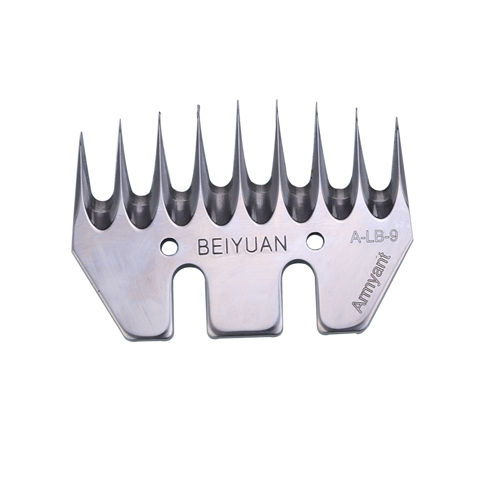 Sheep Shears Straight 9T Tooth Comb Sheep Clippers Blades Stainless Steel