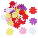 50pcs Multi-Color Satin Scatter Flower Shape Table Decoration Wedding Decor