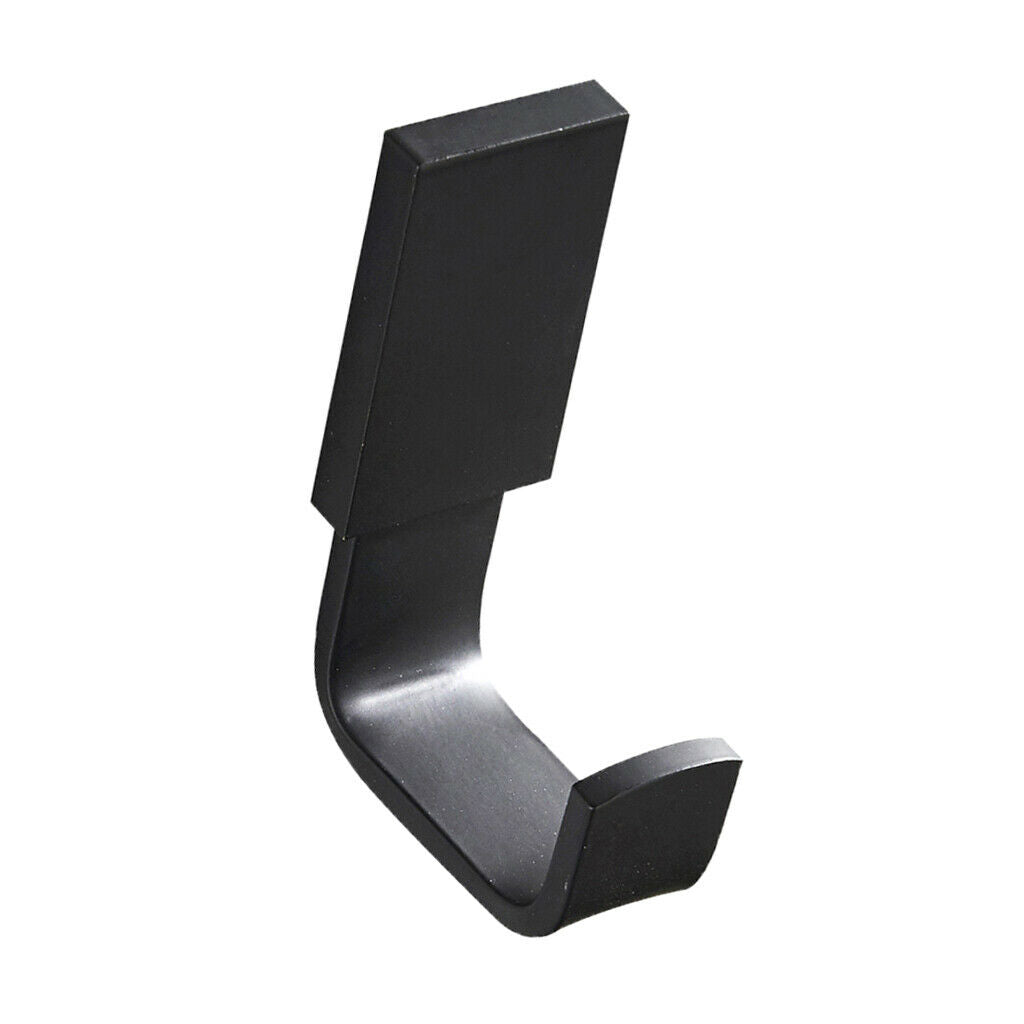 Coat Hook Brass Robe Towel Hooks Contemporary Style Matte Black Finish Wall