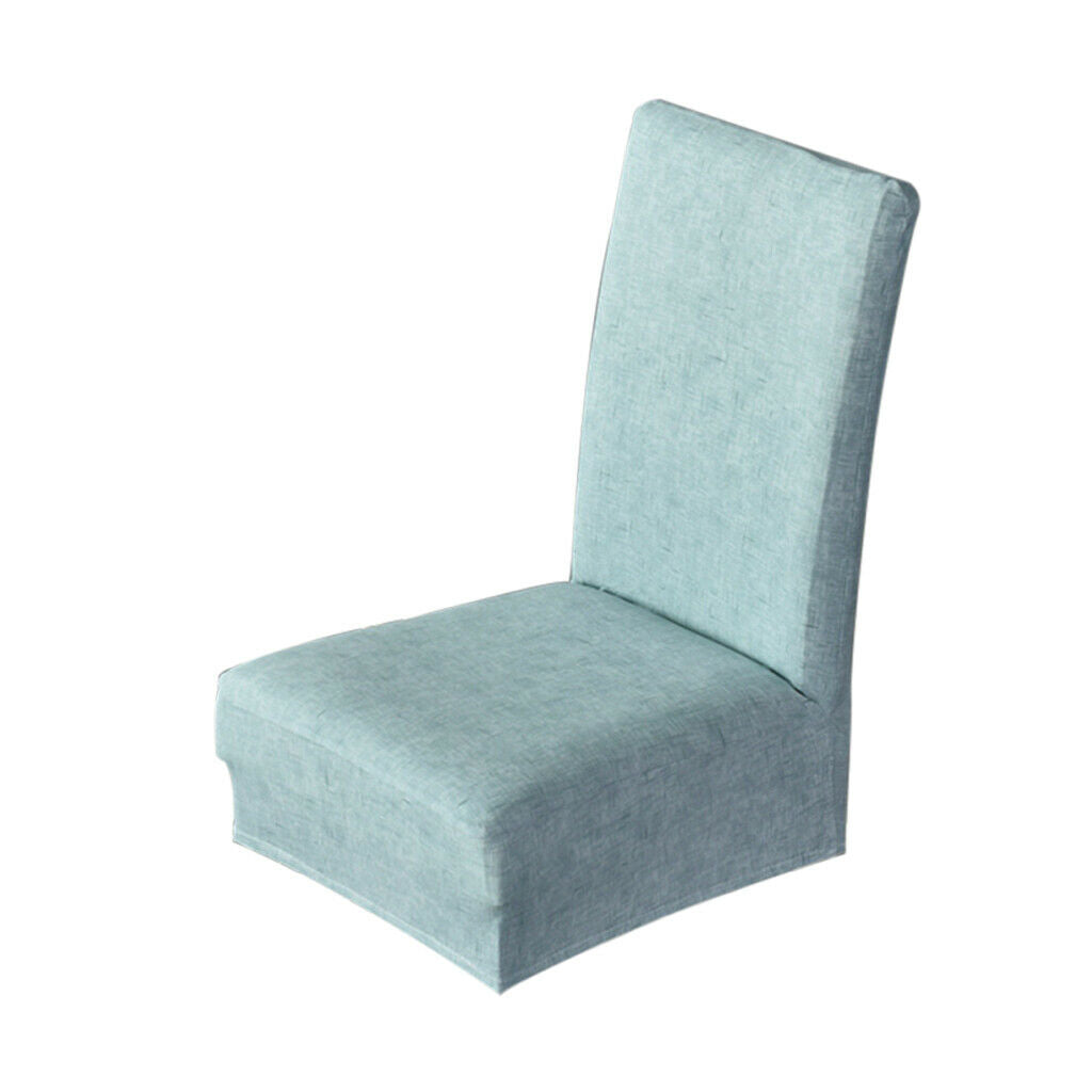 3Pieces Comfy Solid Chair Covers Elastic Slipcovers for Wedding Kitchen Dining