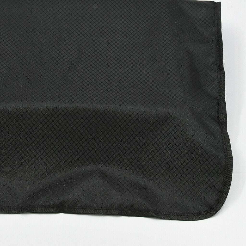 2x Hairdressing Barber Chair Back Covers Salon Spa Plastic Waterproof Black