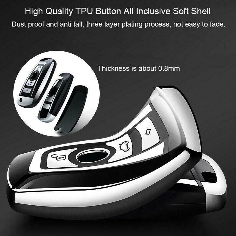 1x Soft Rubber TPU Key Cover Case Holder for BMW 1 2 3 4 5 6 7 Series M2 M3 M4
