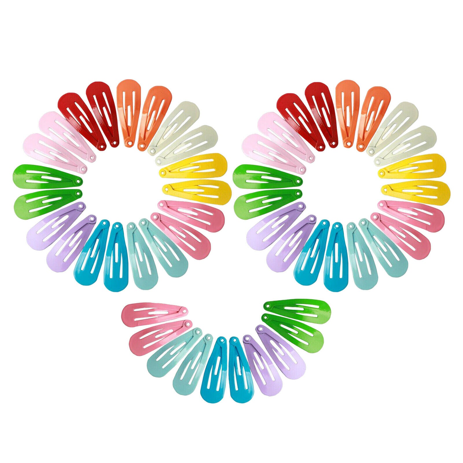 50Pcs No  Metal Hair Clips Barrettes Hairpins for Girls